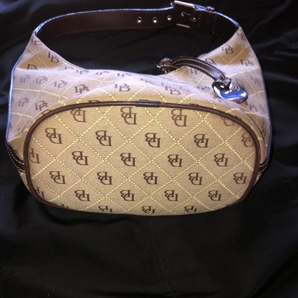 Dooney & Bourke Signature monogram DB shoulder bag - Picture 3 of 11